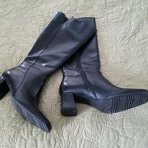 Naturalizer Black Leather Boots